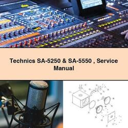 Technics SA-5250 SA-5550 Service Repair Workshop Manual PDF