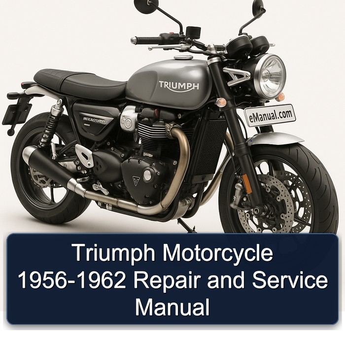 1956-1962 Triumph Motorcycle Service Repair Workshop Manual PDF