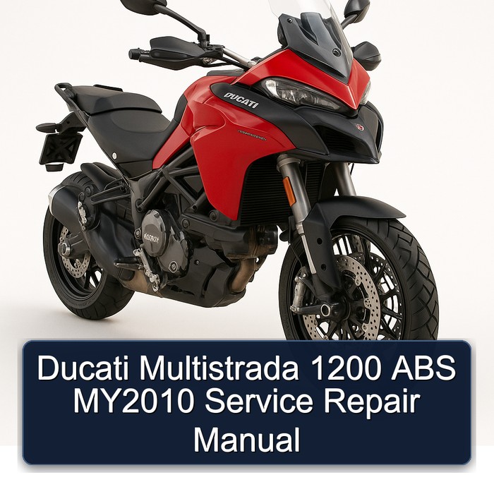 Ducati Multistrada 1200 ABS MY2010 Service Repair Workshop Manual PDF