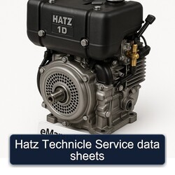 Hatz 1D Series Technicle Data Sheets Service Repair Workshop Manual PDF