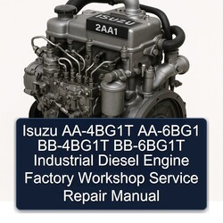 Perkins AA Isuzu -4bg1t -6bg1 BB-4BG1T BB-6BG1T Industrial Diesel Engine Service Repair Workshop Manual PDF