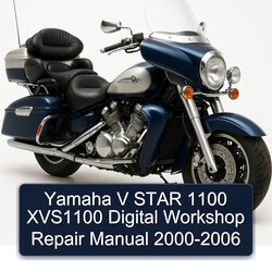 2000-2006 Yamaha Royal Star Venture V 1100 XVS1100 Digital Service Repair Workshop Manual PDF