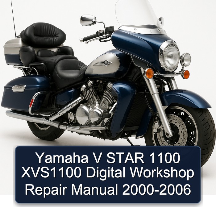 2000-2006 Yamaha Royal Star Venture V 1100 XVS1100 Digital Service Repair Workshop Manual PDF