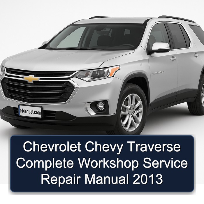2013 Chevrolet Traverse Chevy Service Repair Workshop Manual PDF