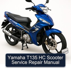 Yamaha T135 HC Scooter Service Repair Workshop Manual PDF