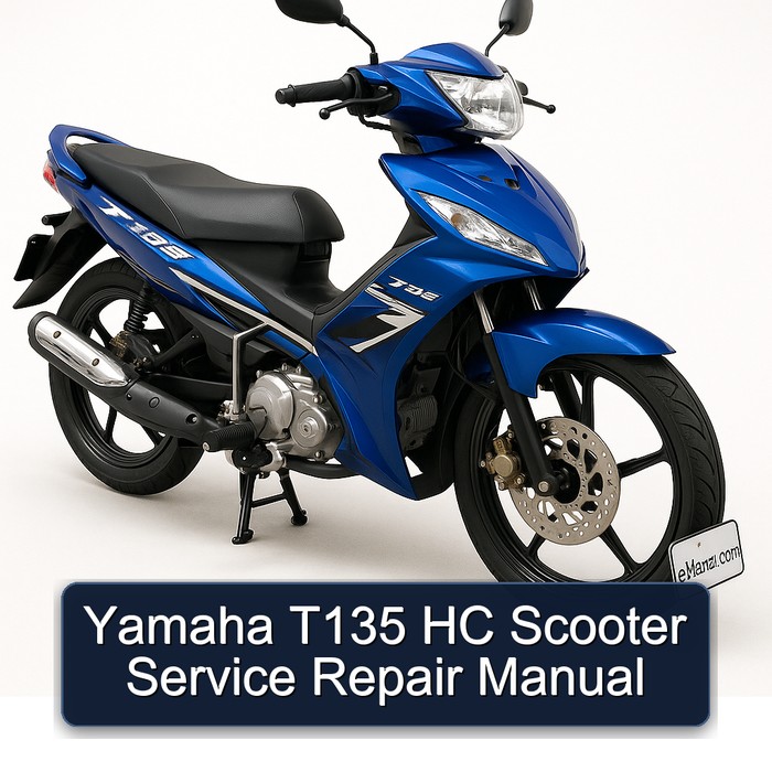 Yamaha T135 HC Scooter Service Repair Workshop Manual PDF