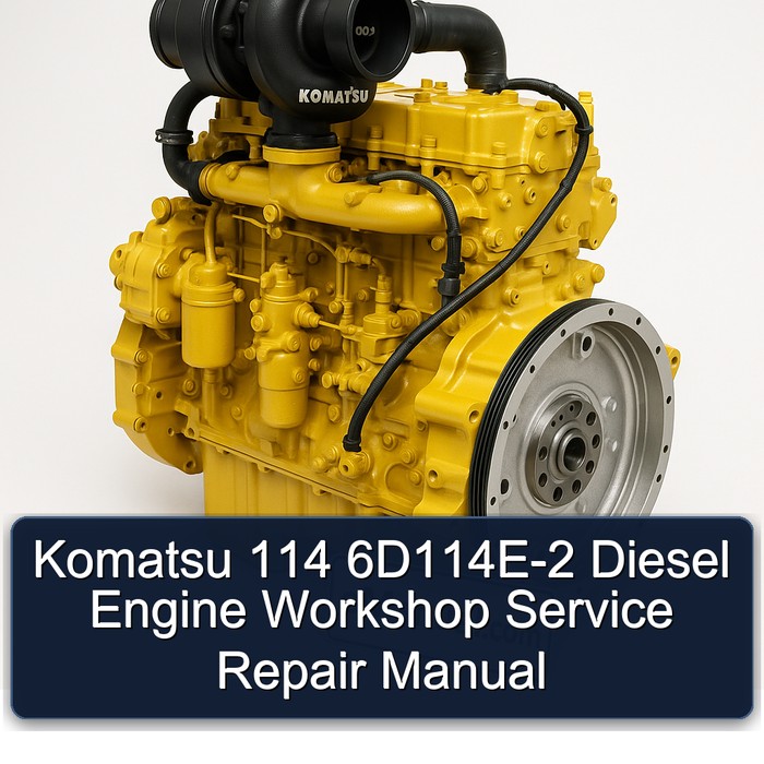 Komatsu 114 6d114e-2 Diesel Engine Service Repair Workshop Manual PDF