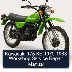 1979-1983 Kawasaki KE Models 175 Service Repair Workshop Manual PDF