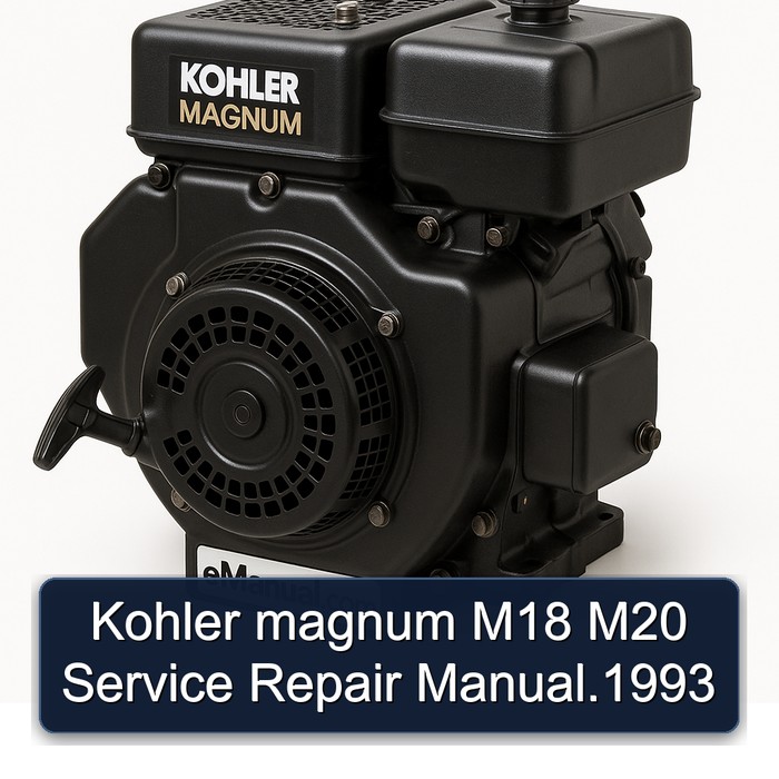 1993 Kohler Magnum Models M18 M20 Service Repair Workshop Manual PDF