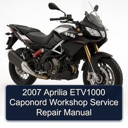 2007 Aprilia Caponord ETV1000 Service Repair Workshop Manual PDF
