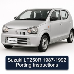 1987-1992 Suzuki LT250R - Porting Service Repair Workshop Manual PDF