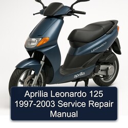 1997-2003 Aprilia Leonardo Service Repair Workshop Manual PDF
