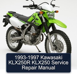 1993-1997 Kawasaki KLX Series KLX250R KLX250 Service Repair Workshop Manual PDF