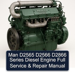 MAN D2565 D2566 D2866 Series Diesel Engine Service Repair Workshop Manual PDF