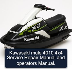 Kawasaki Mule 4010 4x4 Operators Operator's Manual PDF