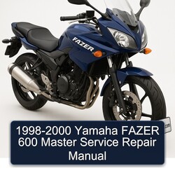 1998-2000 Yamaha Fazer 600 Master Service Repair Workshop Manual PDF