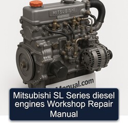 Mitsubishi SL Series Diesel Engines Service Repair Workshop Manual PDF