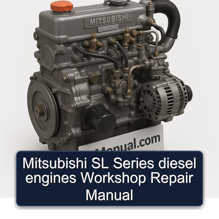 Mitsubishi SL Series Diesel Engines Service Repair Workshop Manual PDF