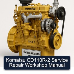 Komatsu 114 E 1 Cd110r-2 Service Repair Workshop Manual PDF