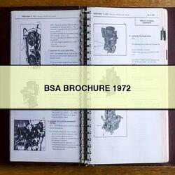 Bsa Brochure 1972