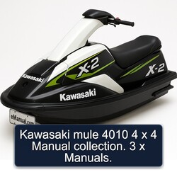 Kawasaki Mule 4010 4 X Collection. 3 Service Repair Workshop Manual PDF
