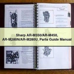 Sharp Ar-m350/ar-m450 Ar-m280n/ar-m280u Parts Service Repair Workshop Manual PDF