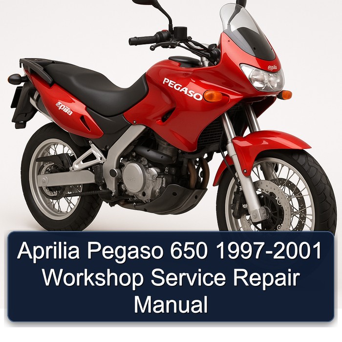 1997-2001 Aprilia Pegaso Models 650 Service Repair Workshop Manual PDF