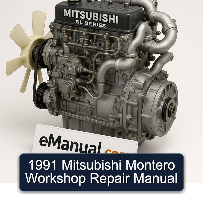 1991 Mitsubishi I Miev Montero Service Repair Workshop Manual PDF