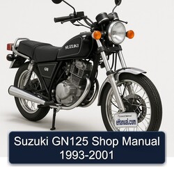 1993-2001 Suzuki GN Series GN125 Shop Service Repair Workshop Manual PDF