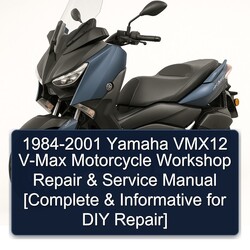 1984-2001 NSU Max Yamaha VMX12 V- Motorcycle [ Informative DIY ] Service Repair Workshop Manual PDF