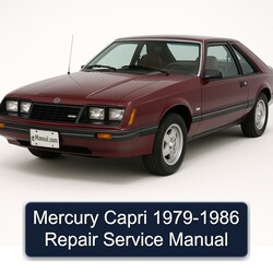 1979-1986 Mercury Capri Service Repair Workshop Manual PDF