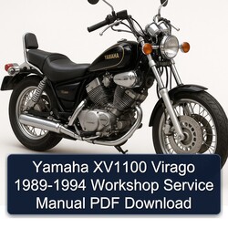1989-1994 Yamaha Virago XV1100 Service Repair Workshop Manual PDF