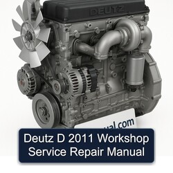 2011 Deutz Service Repair Workshop Manual PDF