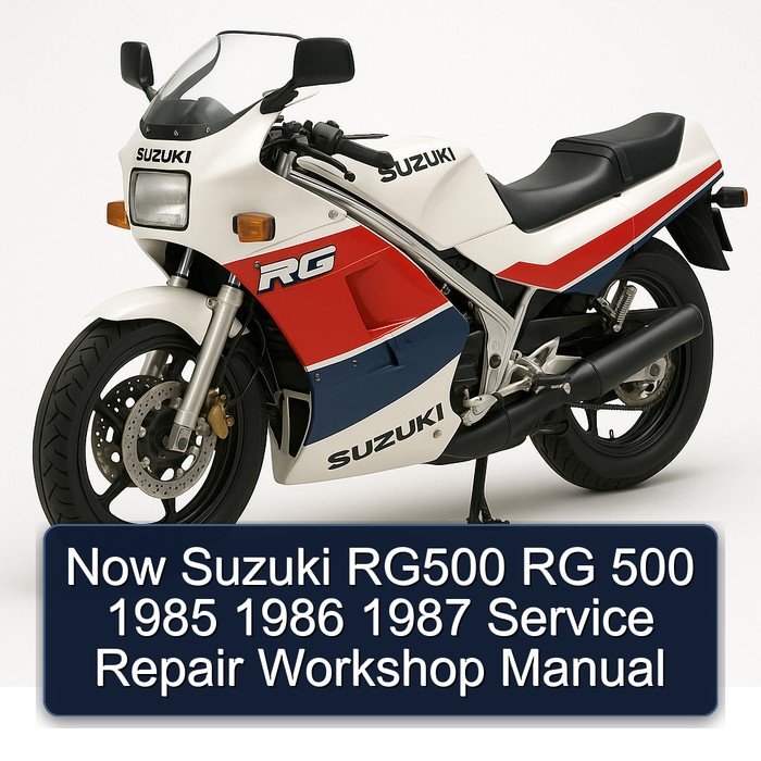 1985-1987 Suzuki RG Series Now RG500 500 Service Repair Workshop Manual PDF