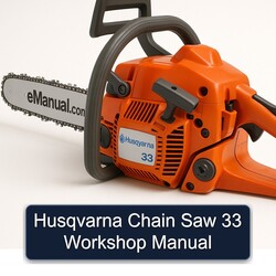 Husqvarna Chain Saw 33 Service Repair Workshop Manual PDF