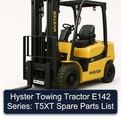 Ersatzteilliste für Hyster Schlepper E142 Serie: T5XT