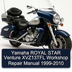 1999-2010 Yamaha Royal Star Venture XVZ13TFL Service Repair Workshop Manual PDF