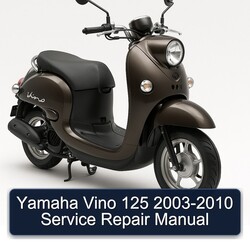 2003-2010 Yamaha Vino Service Repair Workshop Manual PDF
