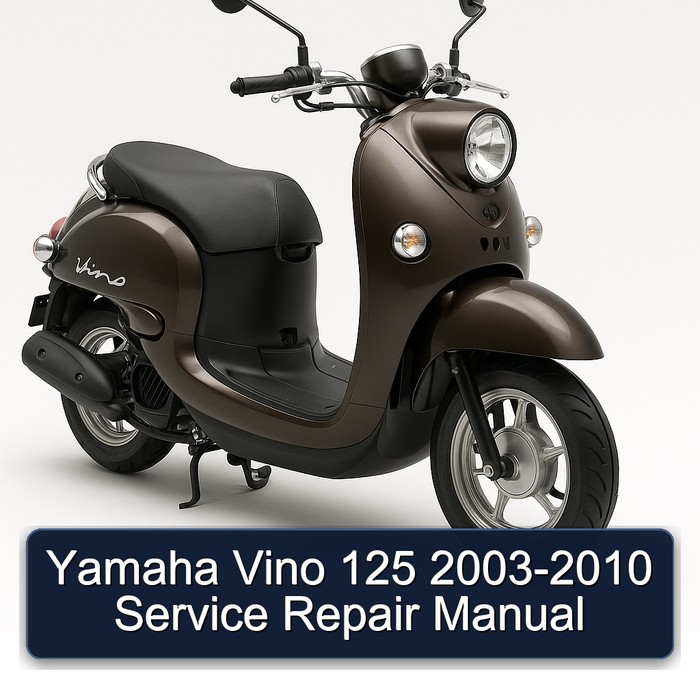 2003-2010 Yamaha Vino Service Repair Workshop Manual PDF