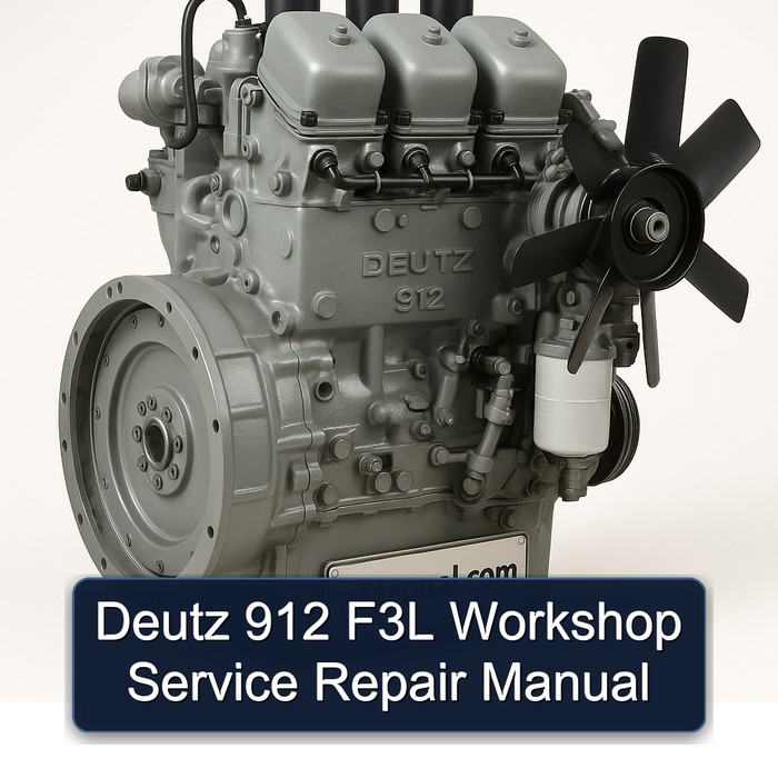 Deutz 912 F3L Service Repair Workshop Manual PDF