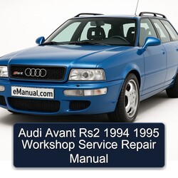 1994-1995 Audi RS2 Avant Service Repair Workshop Manual PDF
