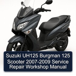 2007-2009 Baotian Suzuki UH125 Burgman 125 Scooter Service Repair Workshop Manual PDF