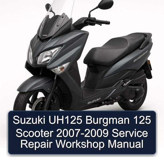 2007-2009 Baotian Suzuki UH125 Burgman 125 Scooter Service Repair Workshop Manual PDF