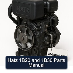 Hatz 1B Series 1b20 1b30 Parts Catalog PDF