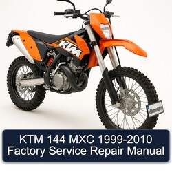 1999-2010 KTM 144 MXC Service Repair Workshop Manual PDF