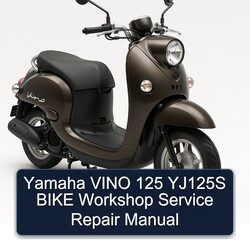 Yamaha Vino 125 YJ125S Bike Service Repair Workshop Manual PDF