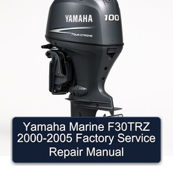 2000-2005 Yamaha Marine F30TRZ Service Repair Workshop Manual PDF
