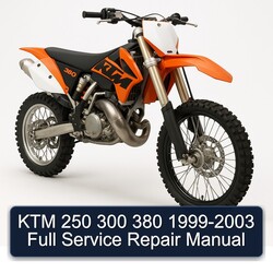 1999-2003 KTM 250 Service Repair Workshop Manual PDF