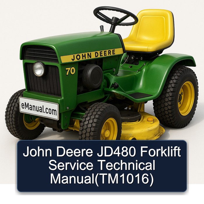 John Deere JD480 Forklift (TM1016) Service Repair Workshop Manual PDF