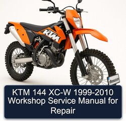 1999-2010 KTM 144 XC-W Service Repair Workshop Manual PDF